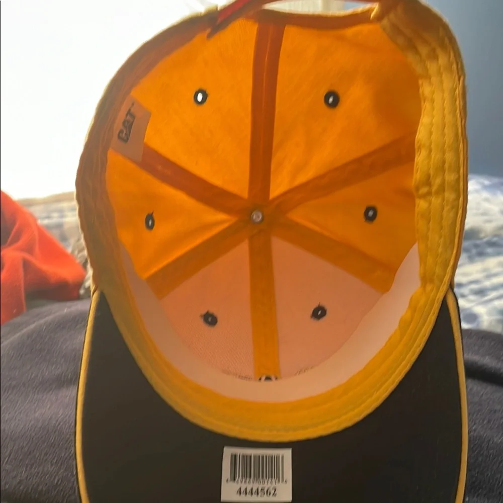 Yellow and Black Cap